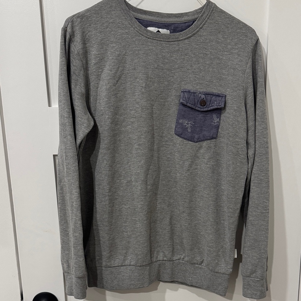 Cotton On Gray and Blue Sweatshirt